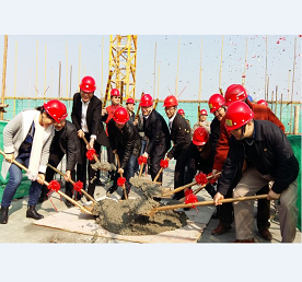 2007so太阳集团股份有限公司2007so太阳集团城封顶仪式顺利举行