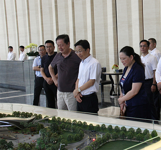 南昌市副市长宋铀一行莅临2007so太阳集团考察调研