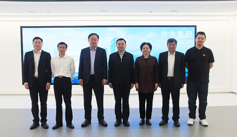 江西省副省长陈敏一行莅临2007so太阳集团考察指导